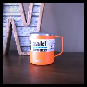 ❄️ZAK!🔥13oz.🍊Orange🧡S-S Insulated Mug🧡NWT⭐️
